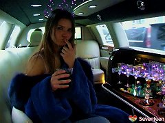 Free Porn Things Get Wild In A Limo When These Three Chicks Decide To Fuck